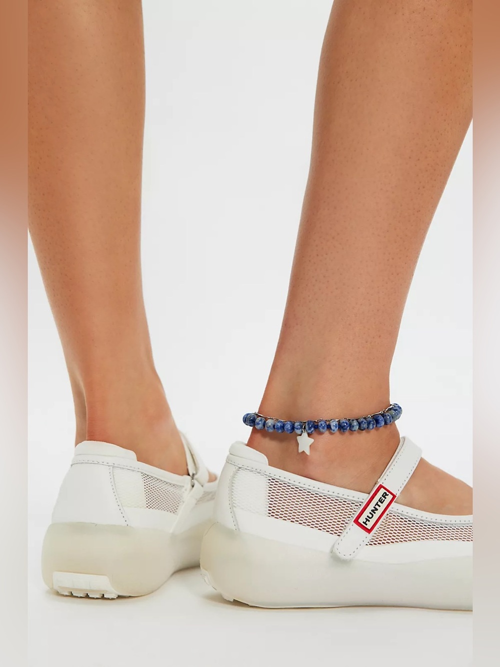 Hunter Boots Mire Mary Jane Sneaker Flats White Free People Size 6 7 8 9 10 11 - Picture 3 of 14
